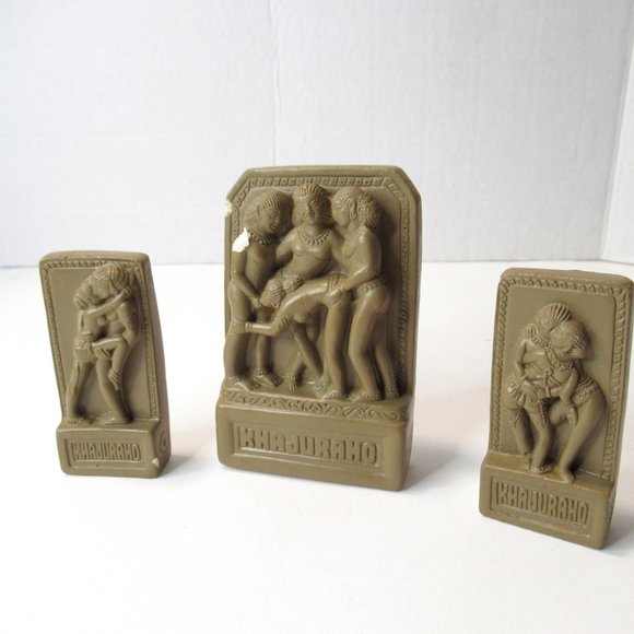 Vintage Khajuraho plaster tiles - Picture 15 of 15